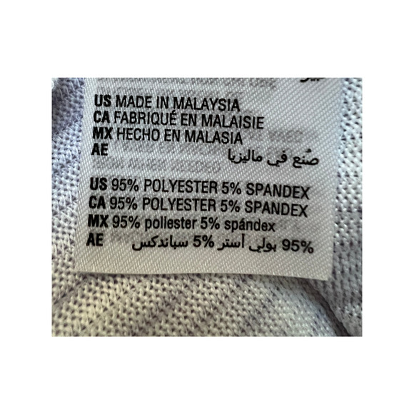 JENNI WOMENS SIZE MEDIUM RIBBED CHEMISE NIGHTGOWN PASTEL TIE DYE PURPLE WHITE - Picture 8 of 10